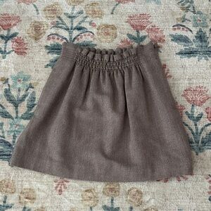 J. Crew Taupe Mini Skirt